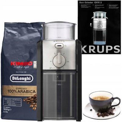 Krups G VX2 42 Arabica stříbrný/šedý