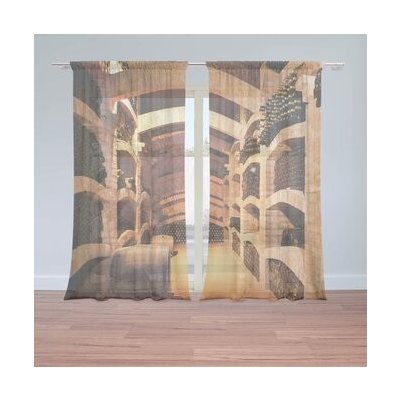 Sablio Záclony Vinný sklep: 2ks 150x250cm – Hledejceny.cz