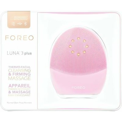 Foreo Luna 3 Plus čisticí sonický přístroj s termo funkcí a zpevňující masáží normální pleť Pink – Sleviste.cz