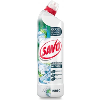 Savo WC čistič na vodní kámen Turbo tekutý čisticí a dezinfekční přípravek na toalety 700 ml – Hledejceny.cz