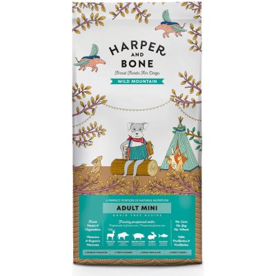 Harper and Bone Dog Adult Mini divoké hory 10 kg