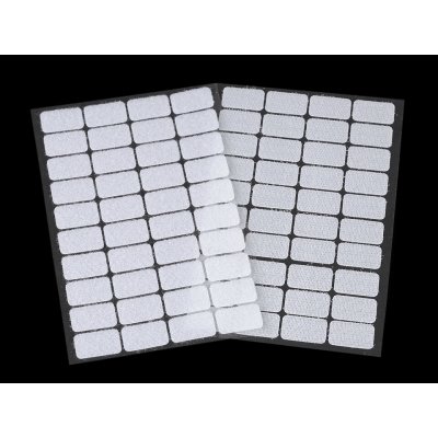 Suchý zip samolepicí obdélníčky 15x25 mm Varianta: 1 bílá, Balení: 1 karta 46380/101098/212575 – Hledejceny.cz