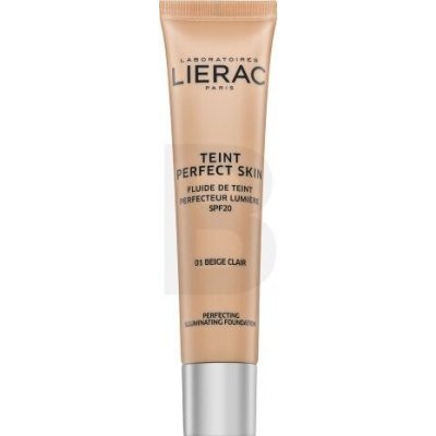 Lierac Tekutý rozjasňující make-up SPF20 Teint Perfect Skin Illuminating Foundation 01 Claire 30 ml – Zboží Dáma
