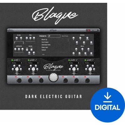 New Nation Blaque - Dark Electric Guitar – Zboží Živě