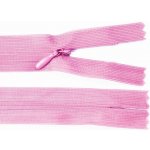 KOH-I-NOOR Spirálový zip no.3 skrytý nerozepínací 40cm - více barev color: 536 růžová – Hledejceny.cz
