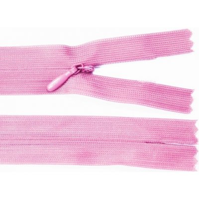 KOH-I-NOOR Spirálový zip no.3 skrytý nerozepínací 40cm - více barev color: 536 růžová – Hledejceny.cz