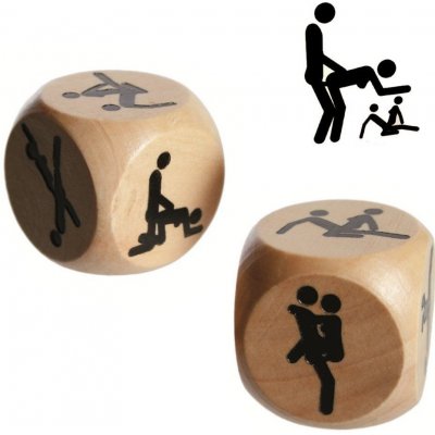 Popron.cz Dřevěné kostky Kamasutra – Zboží Dáma