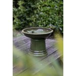 Esschert Design Napajedlo pro ptáky na noze Max 22,3 x 28,8 cm terakota zelená – Hledejceny.cz