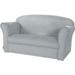 Roba Světle šedá sametová dětská pohovka 78 cm Lil Sofa Roba šedá/light – Sleviste.cz