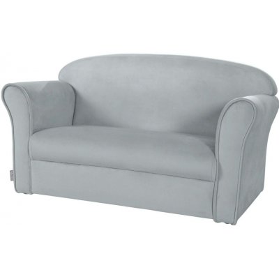 Roba Světle šedá sametová dětská pohovka 78 cm Lil Sofa Roba šedá/light – Sleviste.cz