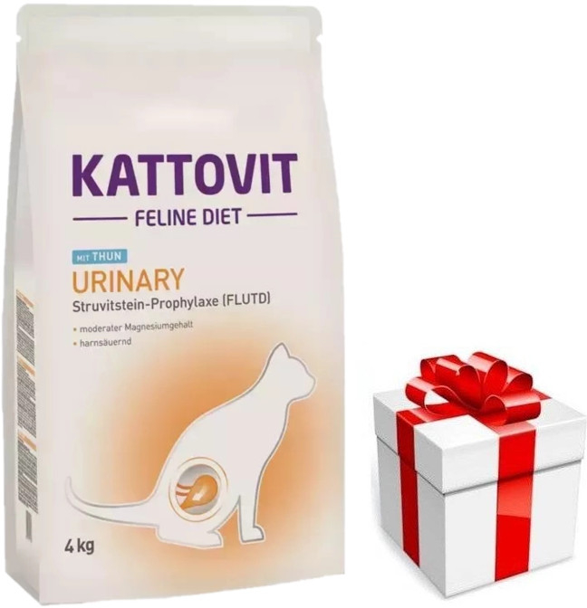 Kattovit Feline Diet Urinary Tuňák 4 kg