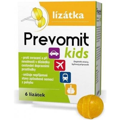 Prevomit Kids lízátka 6 ks – Hledejceny.cz