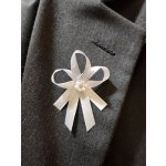 Vývazek bílý s kvítkem – Hledejceny.cz