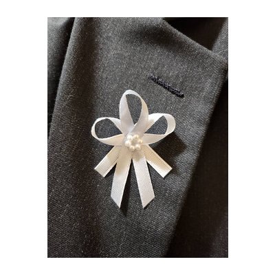 Vývazek bílý s kvítkem – Hledejceny.cz