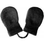 New Baby Dětské zimní rukavičky se šňůrkou černé černá – Zboží Mobilmania