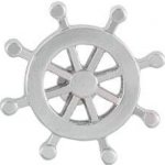 Troli moderní brož ve tvaru kormidla KS-190 – Zboží Dáma