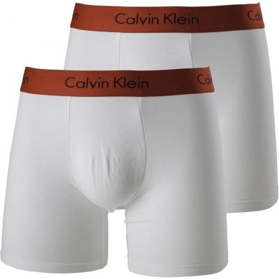 Calvin Klein boxerky Red&White Dlouhé 2 Pack – Zbozi.Blesk.cz