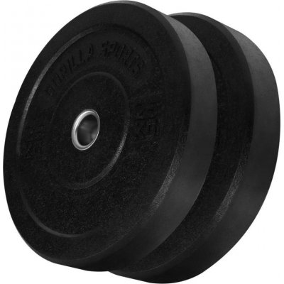 Gorilla Sports ocelové kotouče s pryžovým potahem 2 x 25 kg 50/51 mm – Hledejceny.cz