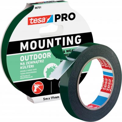 Tesa Oboustranná montážní lepicí páska 19 mm x 5 m, voděodolná, pěnová – Zboží Živě