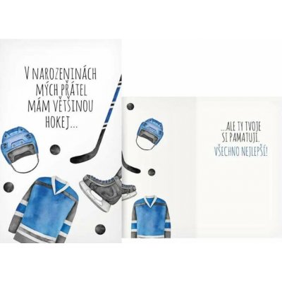 Narozeninové přání Hokej – Hledejceny.cz