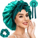 Dwafill 2 kusy hedvábných čepic na vlasy s gumičkou do vlasů – Zboží Mobilmania