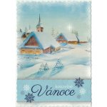 Pohlednice Vánoční malovaná 6 – Zboží Dáma