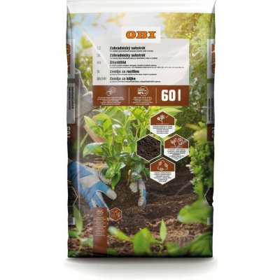 GROW by OBI BIO zahradní substrát 60 l – Hledejceny.cz