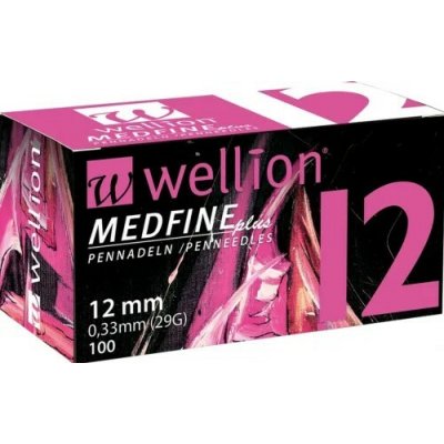 Wellion MEDFINE jehly inz.pera 0.33x12mm 29 g 100 ks – Hledejceny.cz