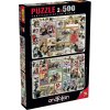 Puzzle AnaTolian Kočky a Psi 2 x 500 dílků