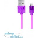 Esperanza EB185V - 5901299919835 Micro USB 2.0 A-B M/M, 1,5m, fialový