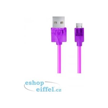 Esperanza EB185V - 5901299919835 Micro USB 2.0 A-B M/M, 1,5m, fialový