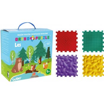 Ortho Puzzle Ortopedické puzzle 8 ks Forest