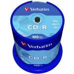 Verbatim CD-R 700MB 52x, cakebox, 100ks (43411) – Zboží Živě