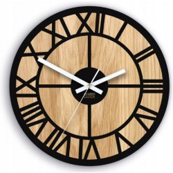 M.Clock 33x33cm s římskými číslicemi