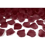 Lístky růží TMAVĚ ČERVENÉ, 100 kusů – Zboží Dáma