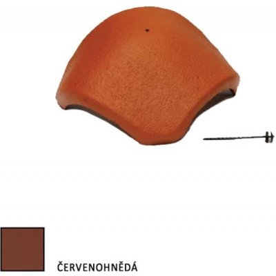 BMI Bramac Classic Protector Plus Hřebenáč rozdělovací s vrutem červenohnědá – Zbozi.Blesk.cz