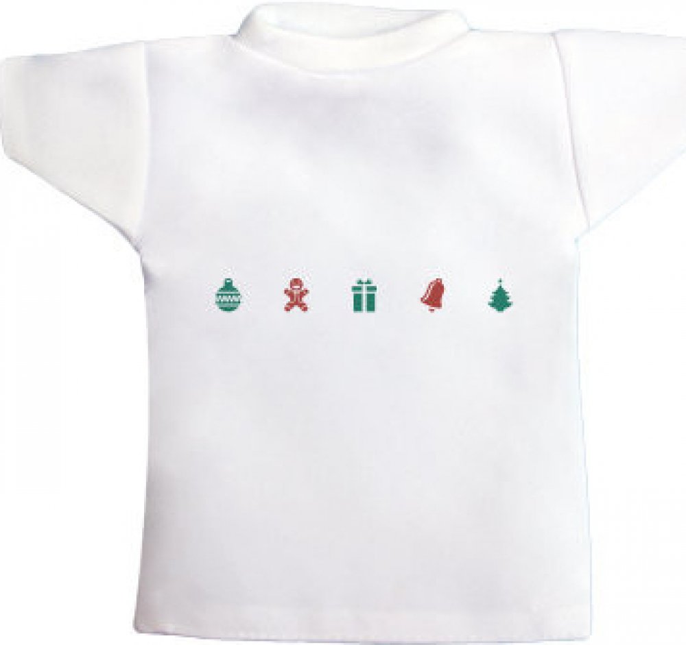 Tričko na láhev symboly vánoc – Zboží Dáma