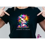 Dámské tričko Nebudu to dělat jednorožec Bílá – Hledejceny.cz