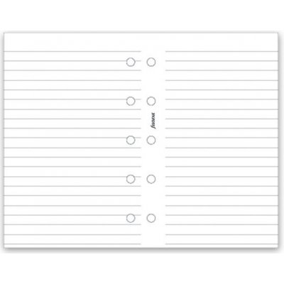 Filofax Poznámkový papír, linkovaný bílý formát A8 – Zboží Živě