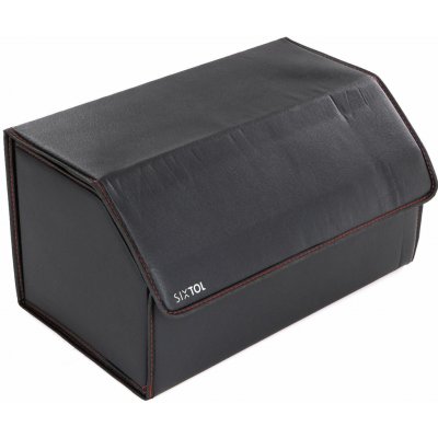 Organizér do kufru auta CAR COMPACT LEATHER L, 2 přihrádky, skládací, s víkem SIXTOL – Sleviste.cz