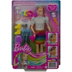 Barbie Leopardí s duhovými vlasy a doplňky – Zbozi.Blesk.cz