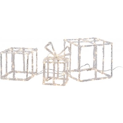 LIVARNO 3D LED světelné figurky (sada 3 akrylových dárkových krabiček) – Hledejceny.cz