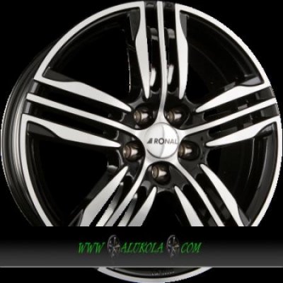 Ronal R57 7,5x17 5x112 ET35 black polished – Sleviste.cz