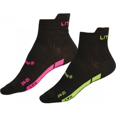 Litex sportovní ponožky CoolMax 99651 černá zelená