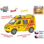 Mikro trading Auto ambulance 11 cm kov zpětný chod na baterie česky mluvící – Hledejceny.cz