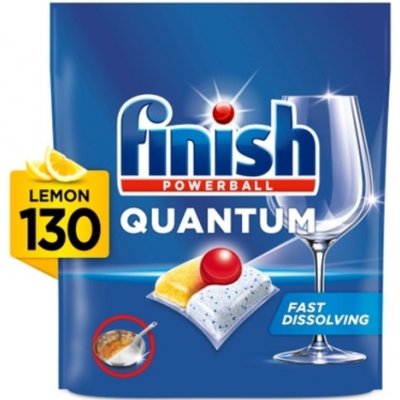 Finish Quantum All in1 kapsle do myčky na nádobí Lemon Sparkle 130 ks – Zboží Dáma