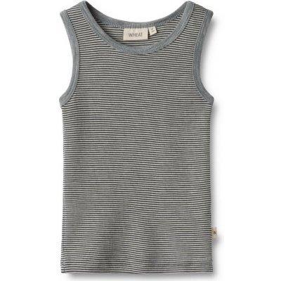 Dětský nátělník z merino vlny Iggy Wheat navy stripe – Zboží Mobilmania