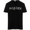 Pánské Tričko alexander McQueen Logo tričko Černá