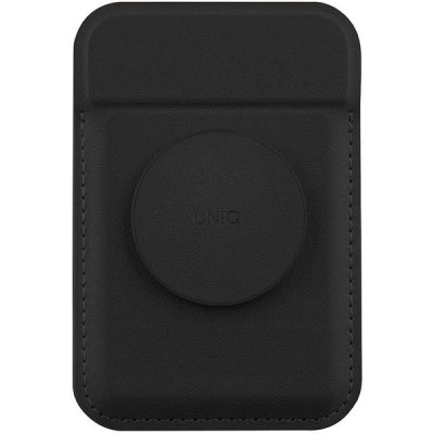 UNIQ Flixa magnetická peněženka a stojánek s úchytem, Jet black UNIQ-FLIXA-JETčerné – Zboží Mobilmania