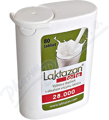 Laktazan Forte 28.000 FCC 80 tablet